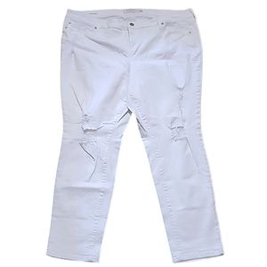 Torrid boyfriend distressed jeans size 22R